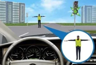 Ілюстрація до питання 3 розділу «Регулювання руху: світлофор і регулювальник»
