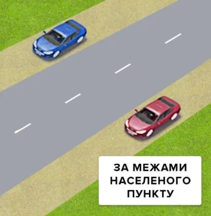 Ілюстрація до питання 37 розділу «Зупинка і стоянка»