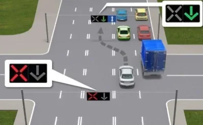 Ілюстрація до питання 50 розділу «Регулювання руху: світлофор і регулювальник»