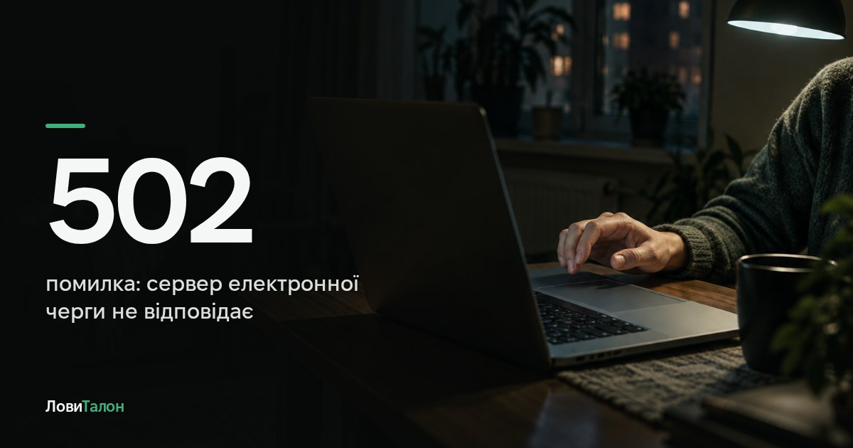ЕЧеРГа не працює: помилка 502 і вихід із кабінету