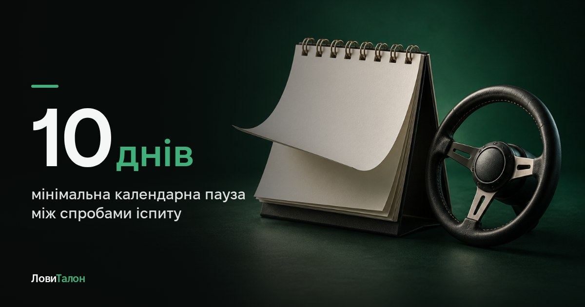Скільки разів можна здавати практичний іспит з водіння