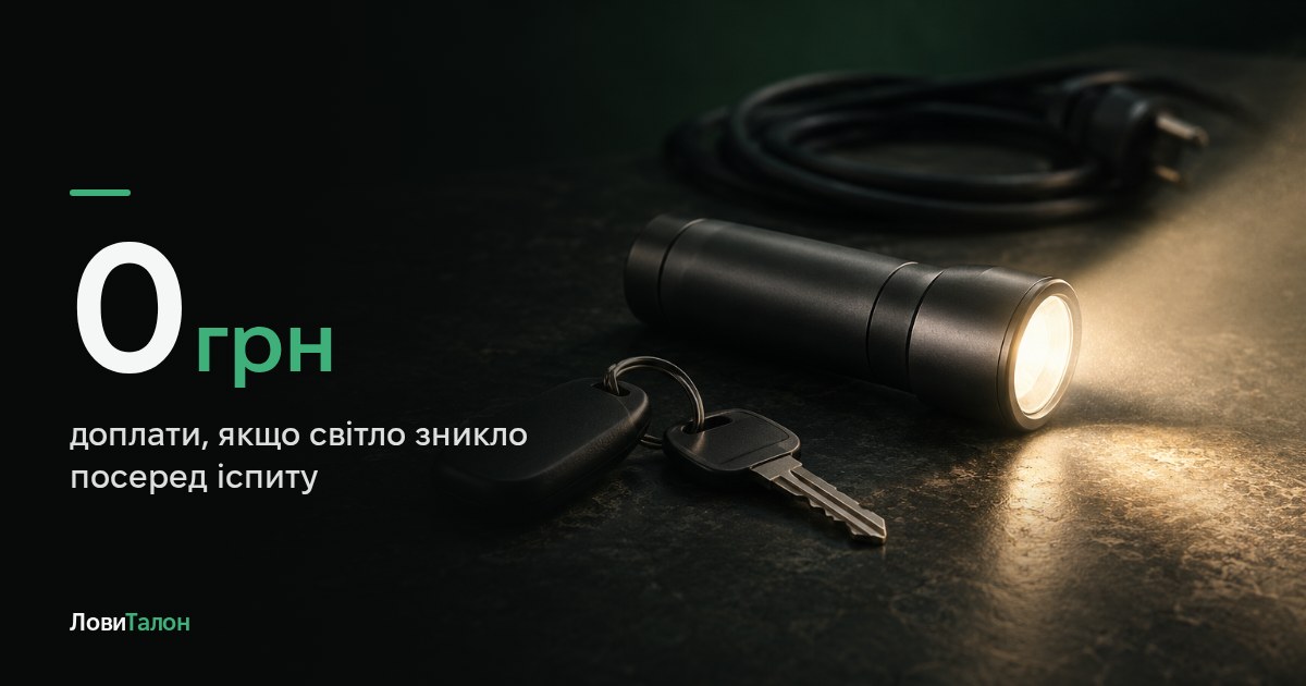 Зникло світло під час іспиту: що буде з результатом